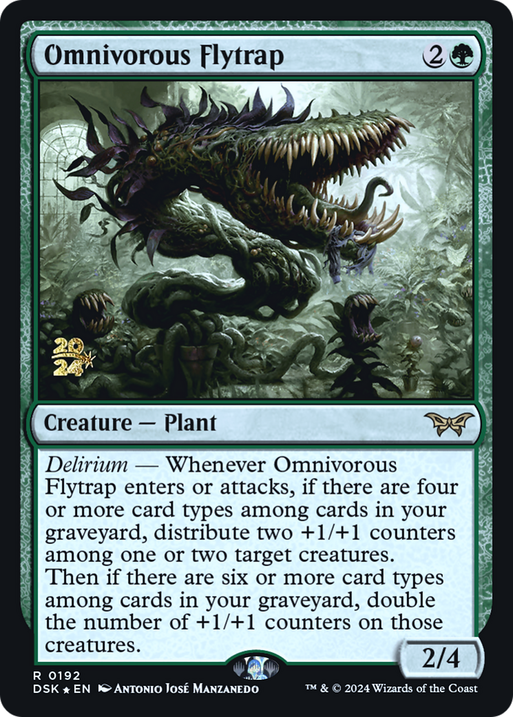 Omnivorous Flytrap [Duskmourn: House of Horror Prerelease Promos]-1