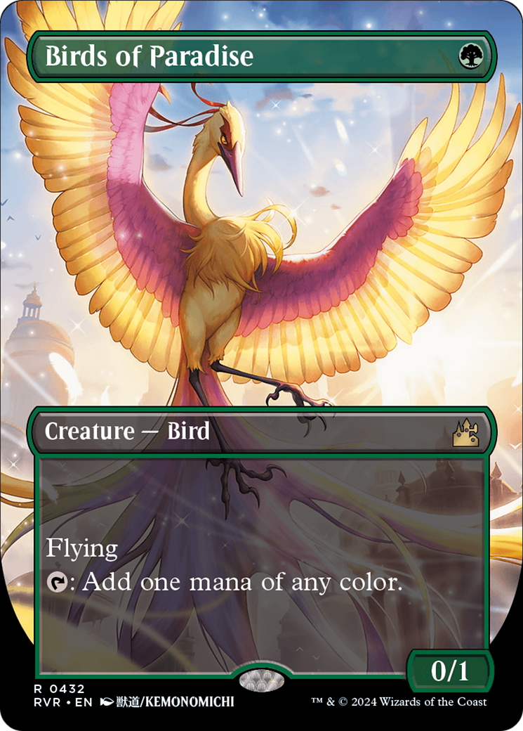 Birds of Paradise (Anime Borderless) [Ravnica Remastered]-1