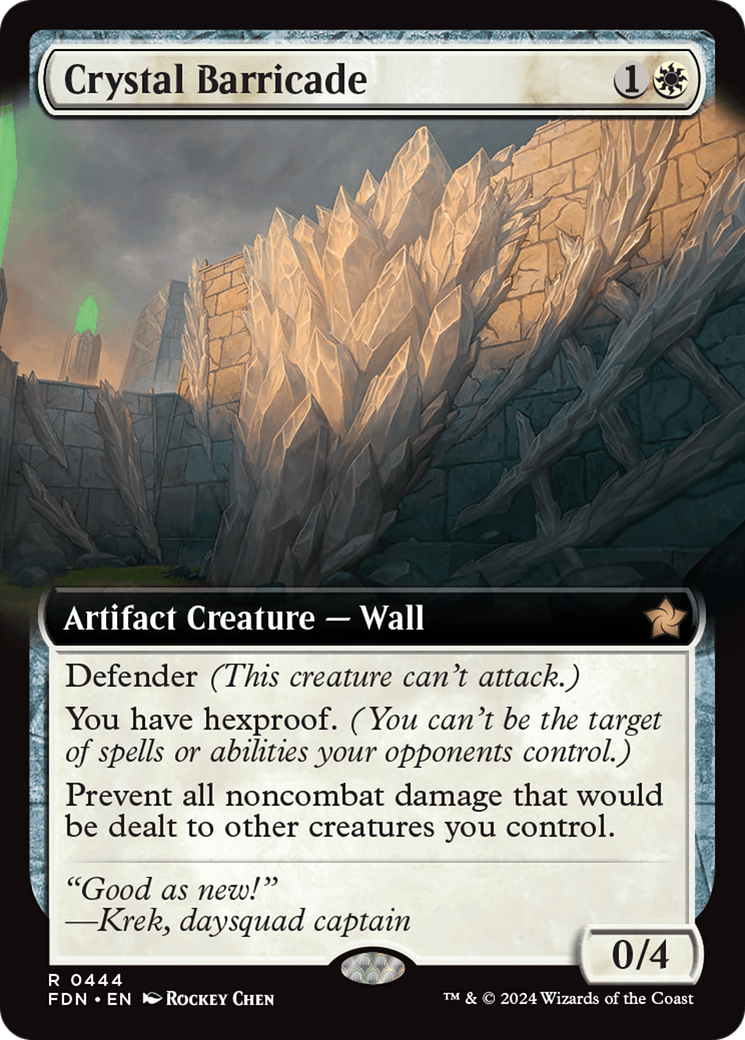 Crystal Barricade (Extended Art) [Foundations]-1