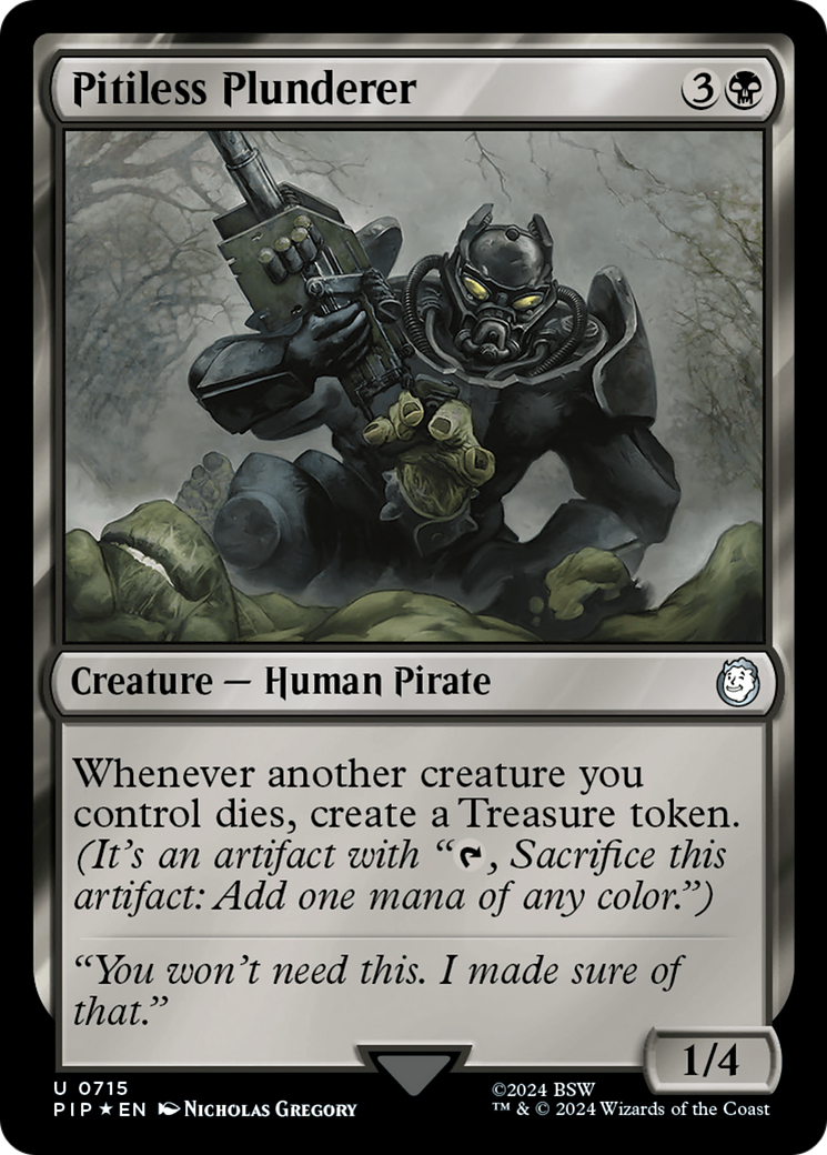 Pitiless Plunderer (Surge Foil) [Fallout]-1