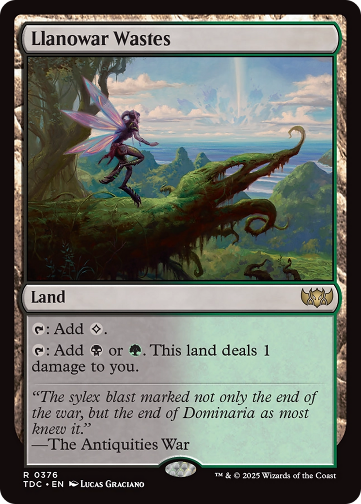 Llanowar Wastes [Tarkir: Dragonstorm Commander]-1