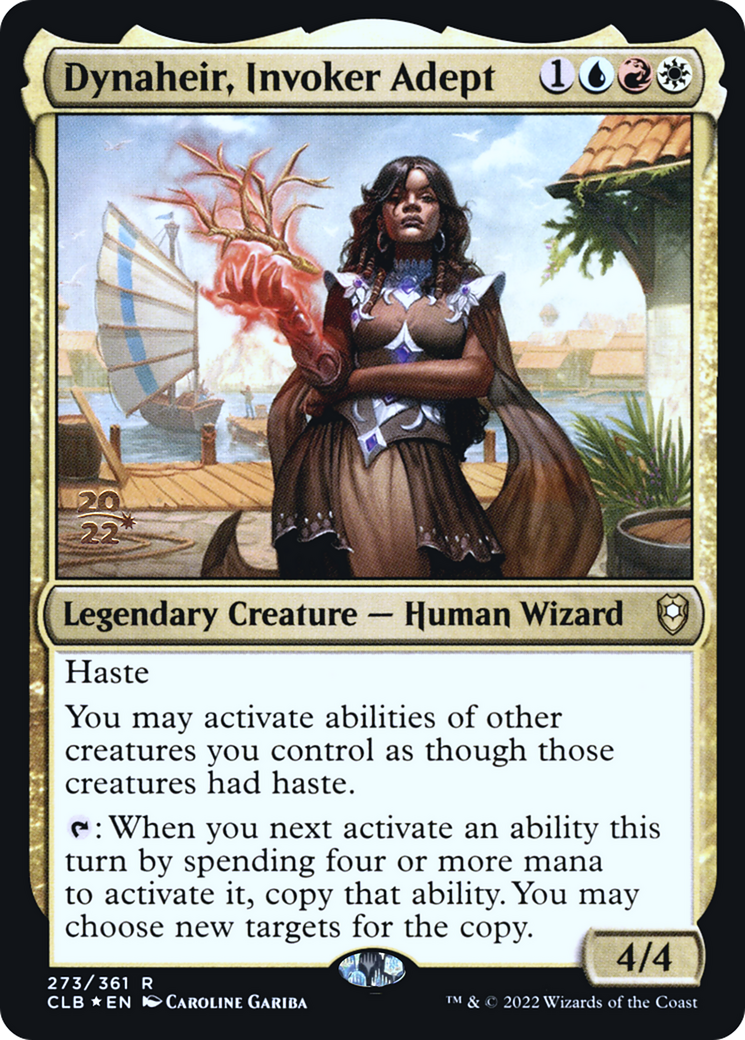 Dynaheir, Invoker Adept [Commander Legends: Battle for Baldur's Gate Prerelease Promos]-1