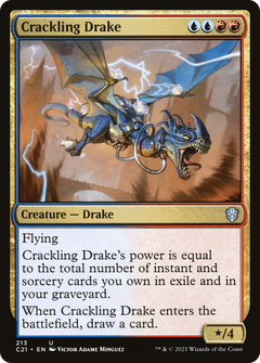 Crackling Drake [Commander 2021]-1
