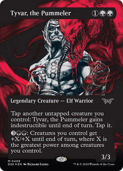 Tyvar, the Pummeler (Showcase) (Textured) [Duskmourn: House of Horror]-1