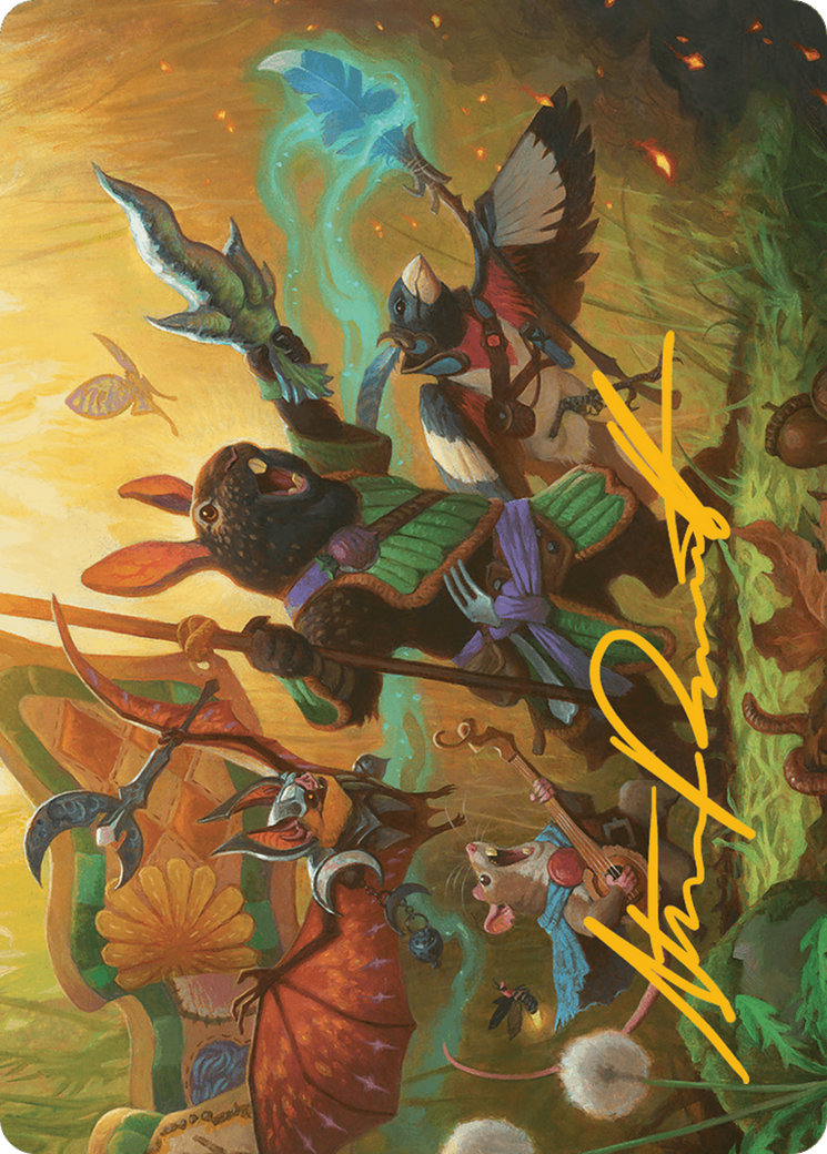 Valley Questcaller // Valley Questcaller (ABLB-004) - Bloomburrow Art Series (Borderless) Foil-1