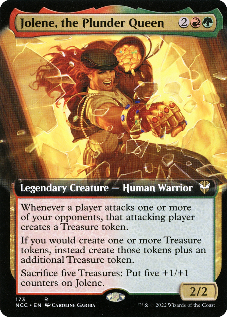 Jolene, the Plunder Queen (Extended Art) [Streets of New Capenna Commander]-1