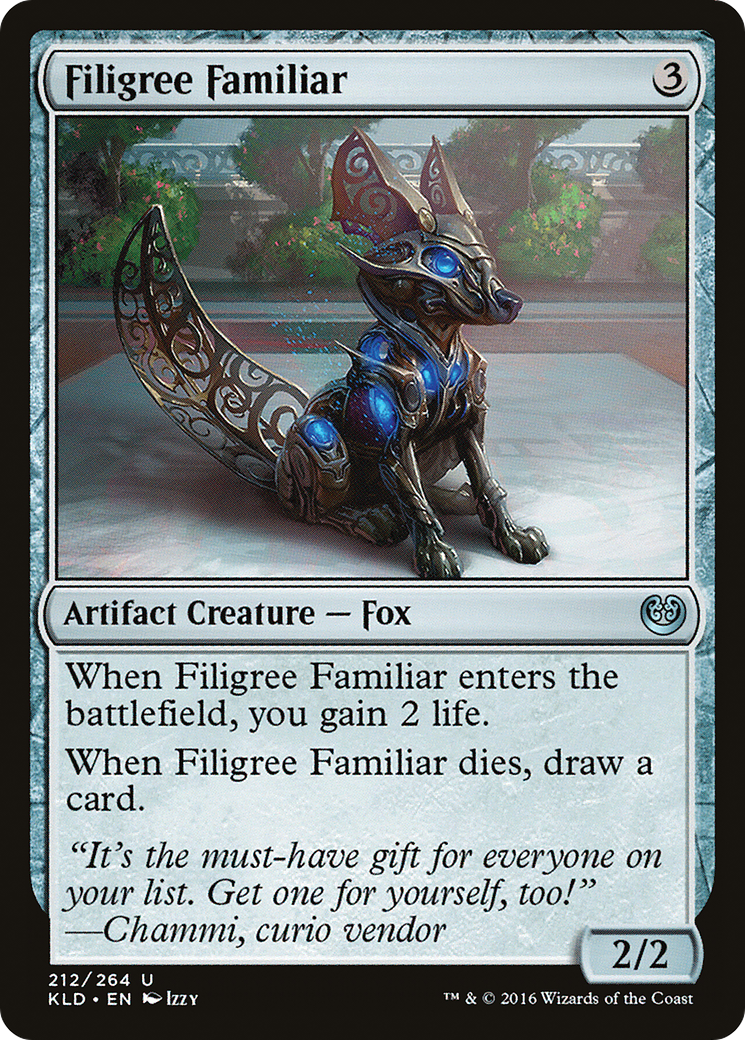 Filigree Familiar [Kaladesh]-1