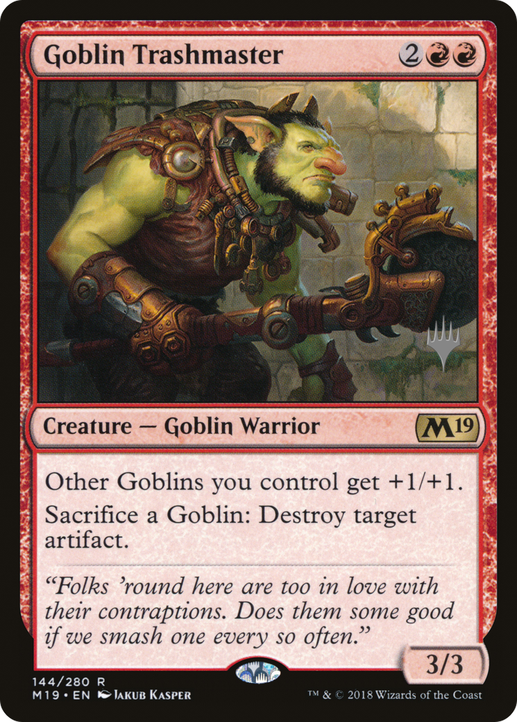 Goblin Trashmaster (Promo Pack) [Core Set 2019 Promos]-1