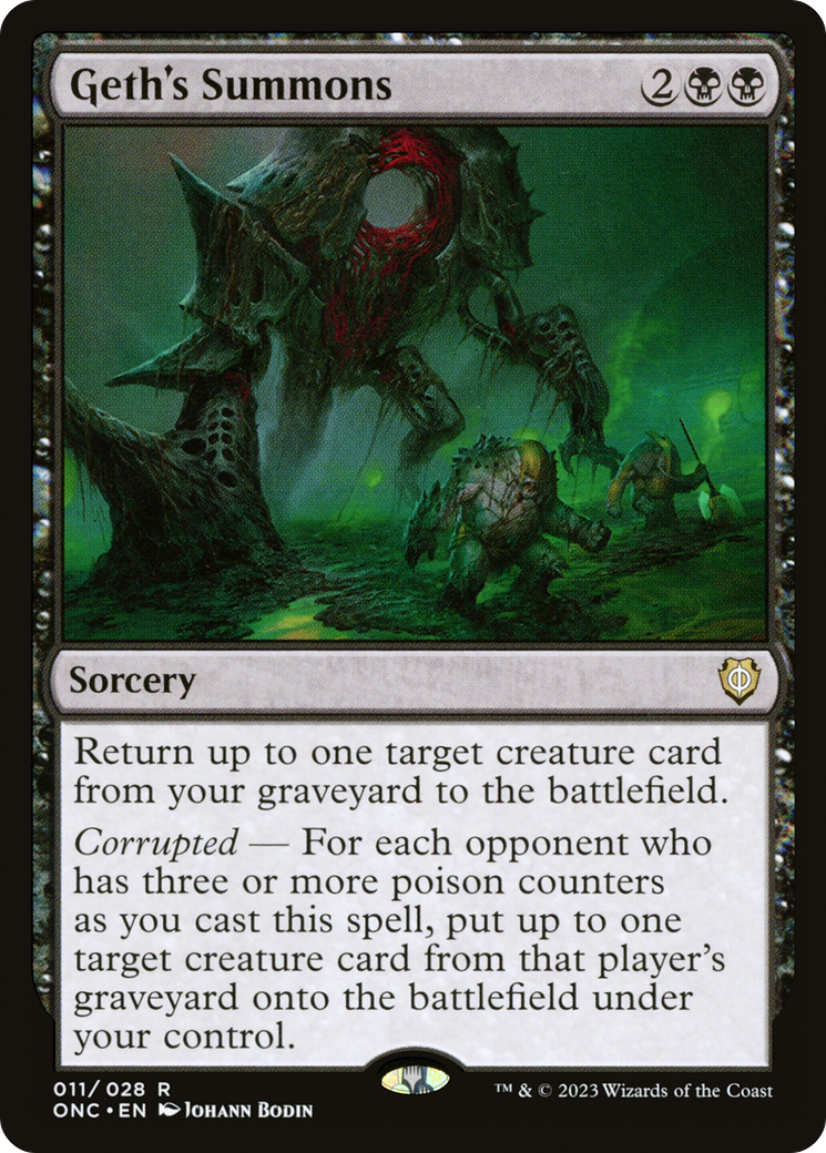 Geth's Summons [Phyrexia: All Will Be One Commander]-1