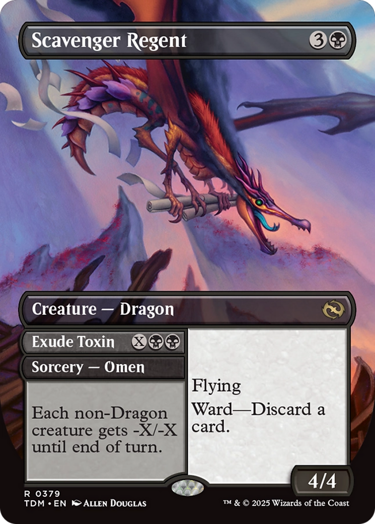 Scavenger Regent (Borderless) [Tarkir: Dragonstorm]-1