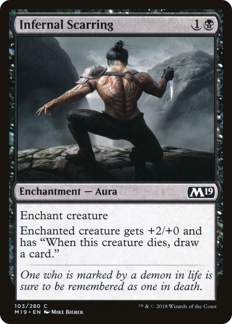 Infernal Scarring [Core Set 2019]-1