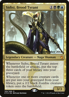 Sidisi, Brood Tyrant [Khans of Tarkir Prerelease Promos]-1