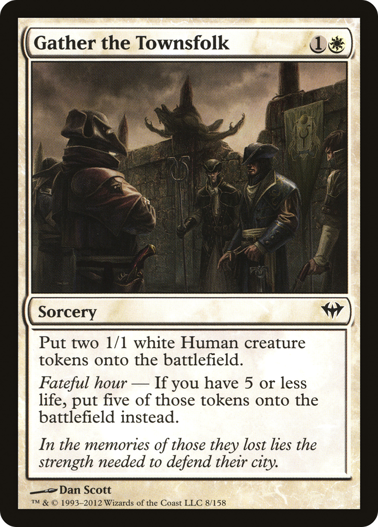 Gather the Townsfolk [Dark Ascension]-1