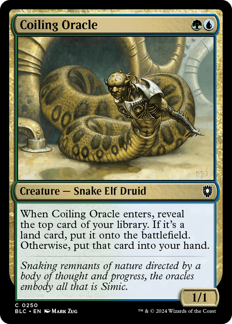 Coiling Oracle [Bloomburrow Commander]-1
