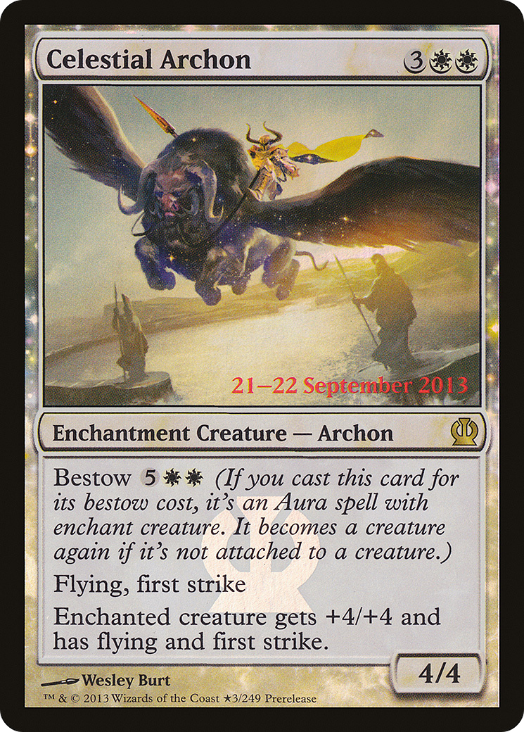 Celestial Archon [Theros Prerelease Promos]-1