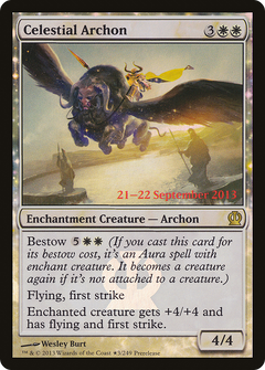 Celestial Archon [Theros Prerelease Promos]-1