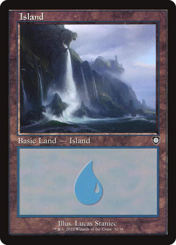 Island (032) (Retro) [The Brothers' War Commander]-1