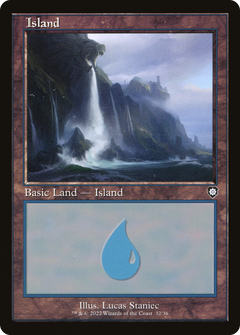 Island (032) (Retro) [The Brothers' War Commander]-1