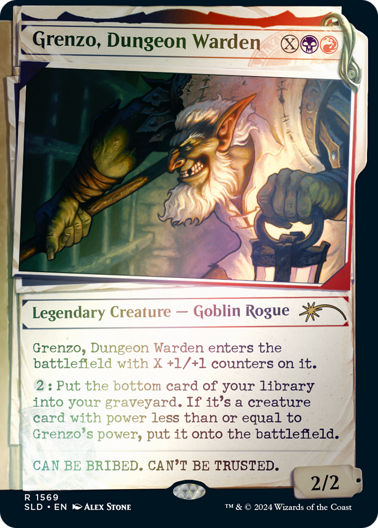 Grenzo, Dungeon Warden (Rainbow Foil) [Secret Lair Drop Series]-1