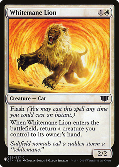 Whitemane Lion (PLC) [The List]-1