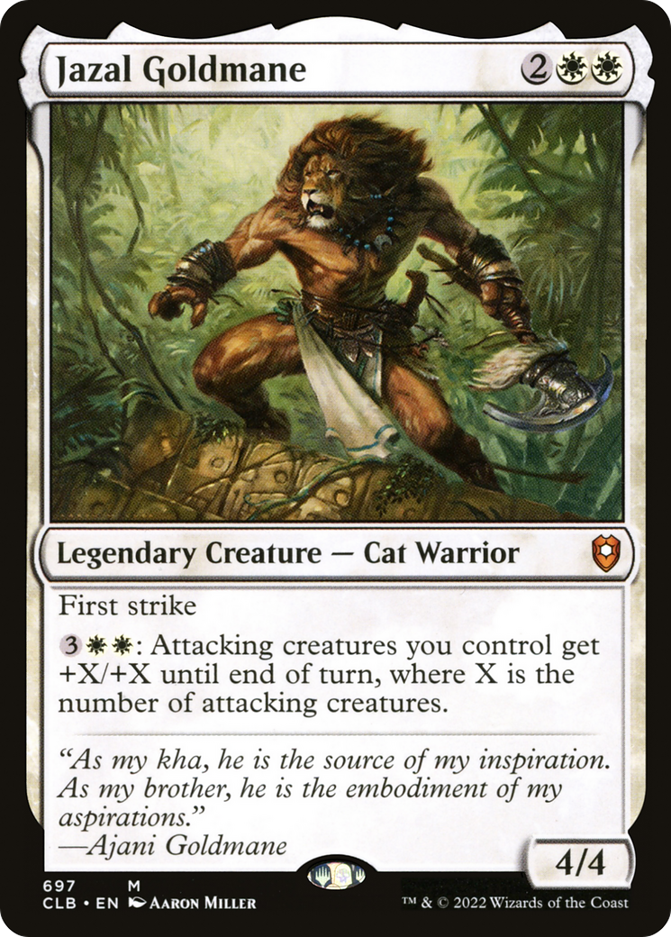 Jazal Goldmane [Commander Legends: Battle for Baldur's Gate]-1