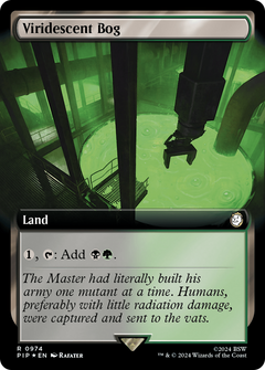 Viridescent Bog (Extended Art) (Surge Foil) (PIP-974) - Fallout: (Extended Art) Foil-1