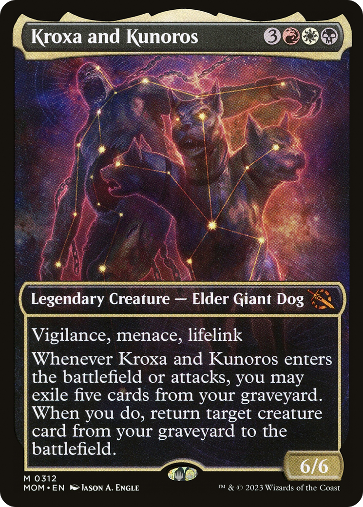 Kroxa and Kunoros (Showcase Planar Booster Fun) [March of the Machine]-1