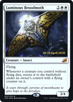 Luminous Broodmoth [Ikoria: Lair of Behemoths Prerelease Promos]-1