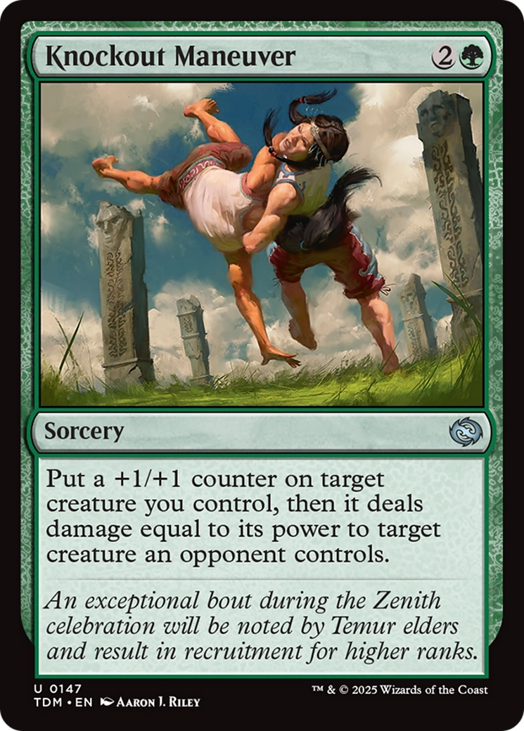 Knockout Maneuver [Tarkir: Dragonstorm]-1