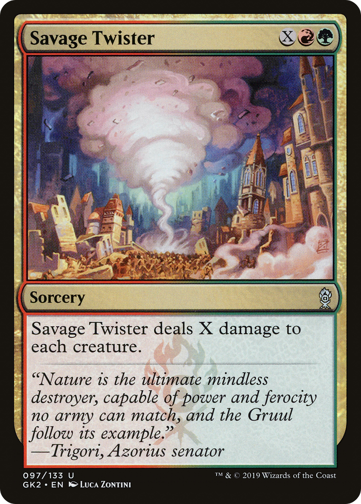Savage Twister [Ravnica Allegiance Guild Kit]-1