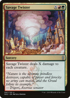 Savage Twister [Ravnica Allegiance Guild Kit]-1