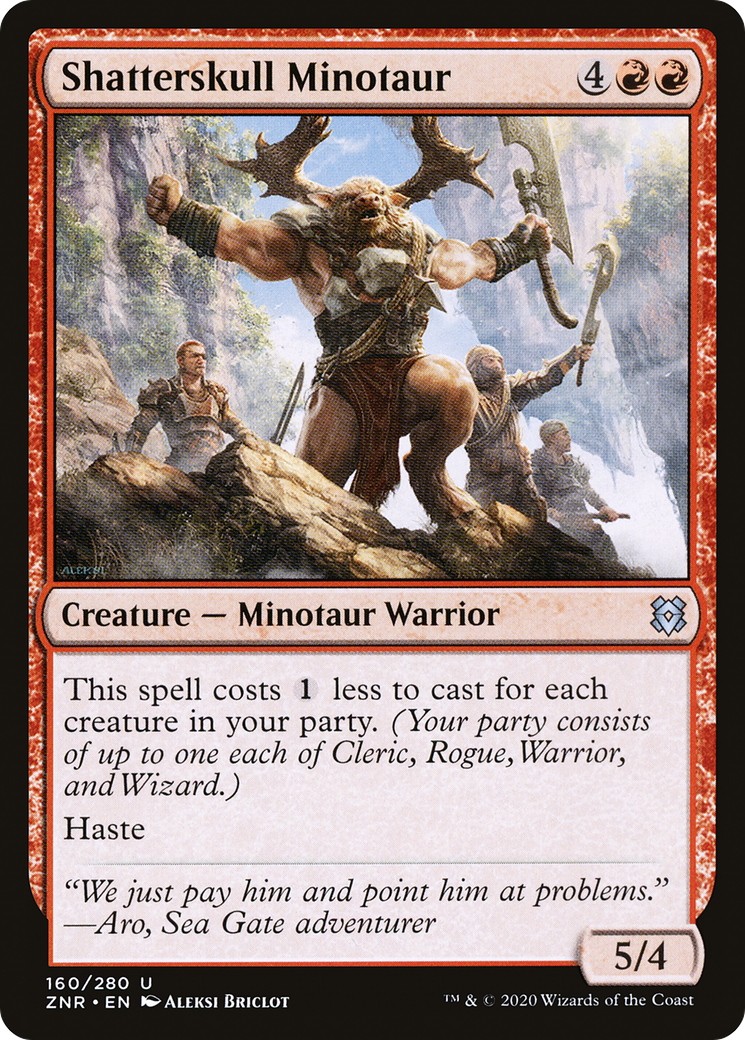 Shatterskull Minotaur [Zendikar Rising]-1