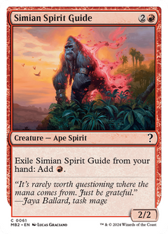 Simian Spirit Guide (White Border) [Mystery Booster 2]-1