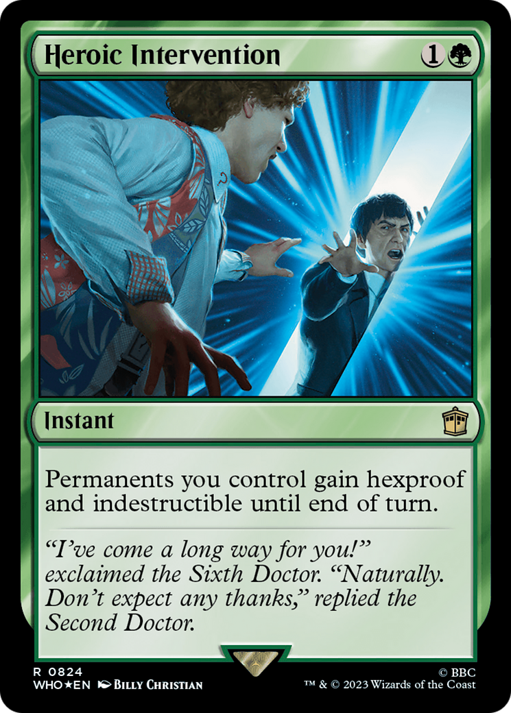 Heroic Intervention (Surge Foil) [Doctor Who]-1