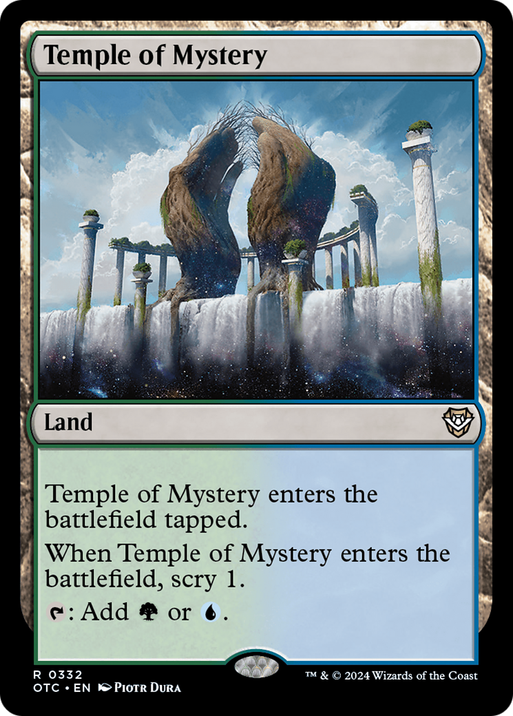 Temple of Mystery [Outlaws of Thunder Junction Commander]-1
