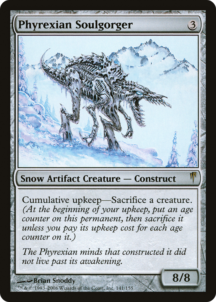 Phyrexian Soulgorger [Coldsnap]-1