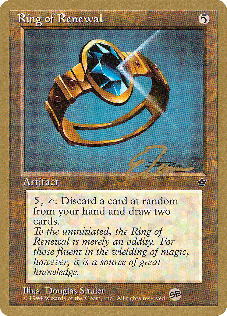 Ring of Renewal (Eric Tam) (SB) [Pro Tour Collector Set]-1