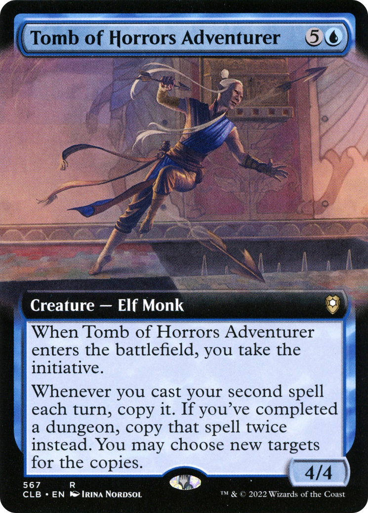 Tomb of Horrors Adventurer (Extended Art) [Commander Legends: Battle for Baldur's Gate]-1