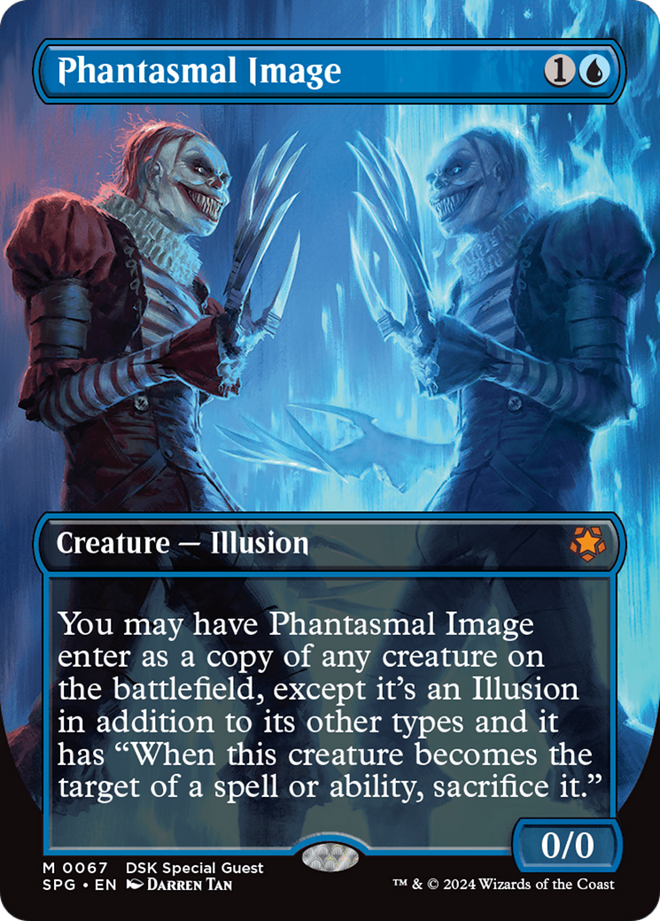 Phantasmal Image (Borderless) [Duskmourn: House of Horror Special Guests]-1
