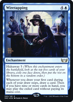 Wiretapping (PRE-065) - Streets of New Capenna Promos Foil-1