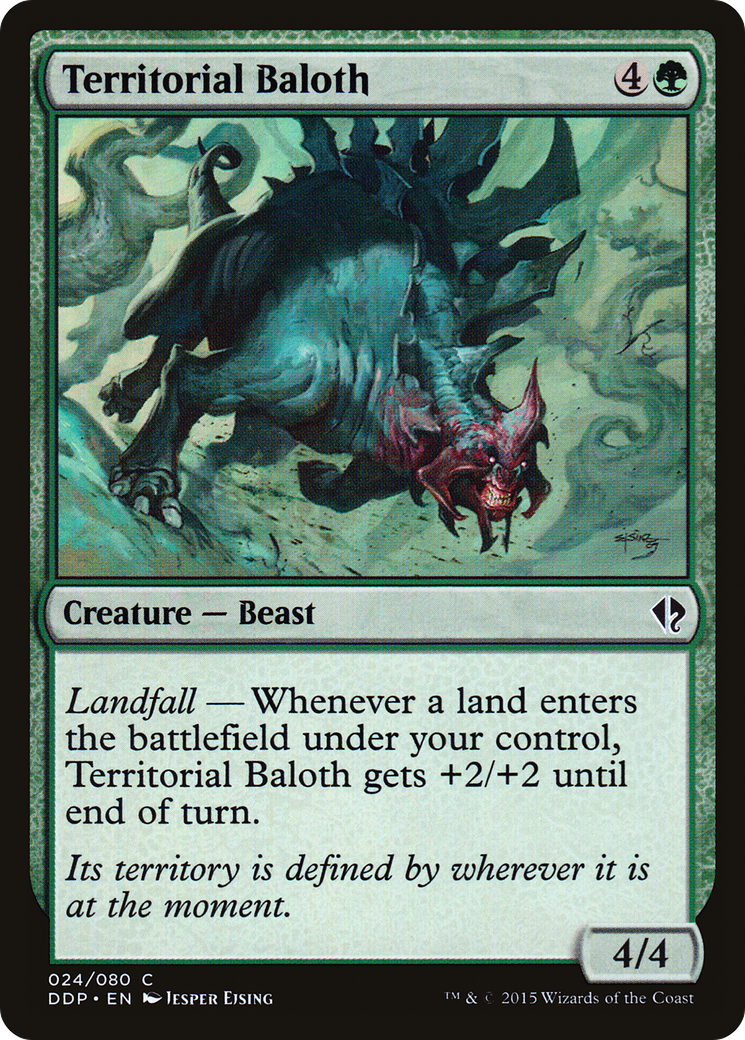 Territorial Baloth [Duel Decks: Zendikar vs. Eldrazi]-1