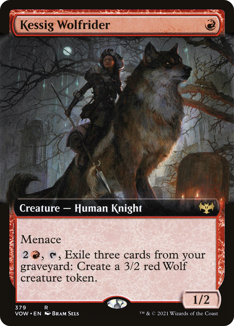Kessig Wolfrider (Extended Art) [Innistrad: Crimson Vow]-1