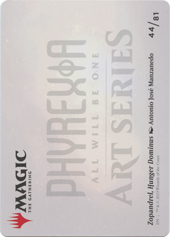 Zopandrel, Hunger Dominus // Zopandrel, Hunger Dominus (AONE-044) - Phyrexia: All Will Be One Art Series (Borderless) Foil-2