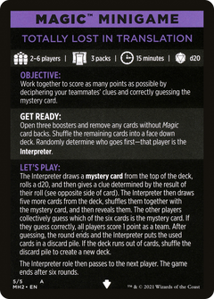 Totally Lost in Translation // Totally Lost in Translation (cont'd) (MMH2-005) - Modern Horizons 2 Minigames-3