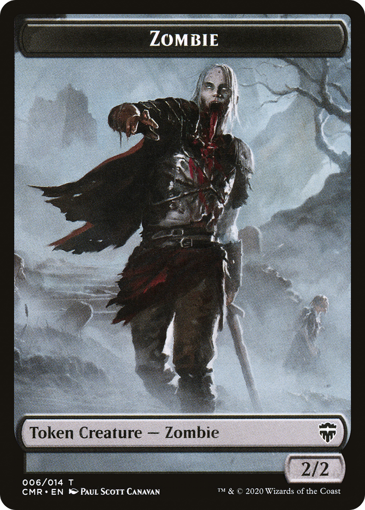 Zombie Token (CMR-006) - Commander Legends Tokens-1