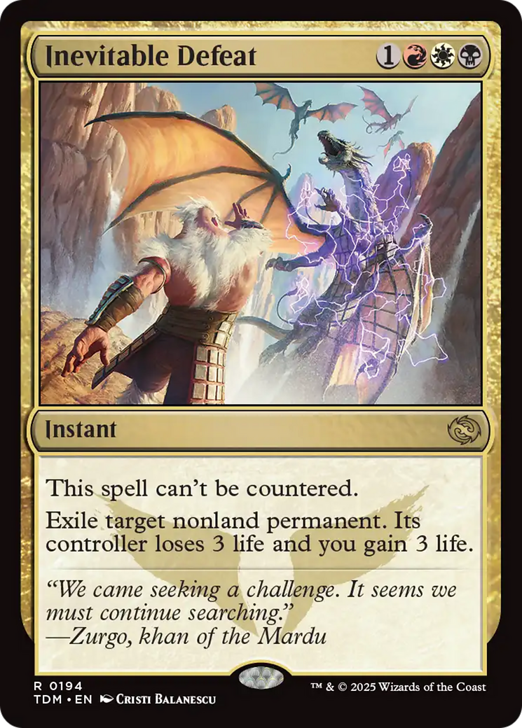Inevitable Defeat [Tarkir: Dragonstorm]-1