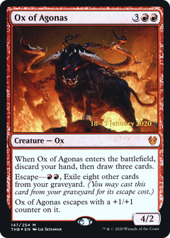 Ox of Agonas [Theros Beyond Death Prerelease Promos]-1