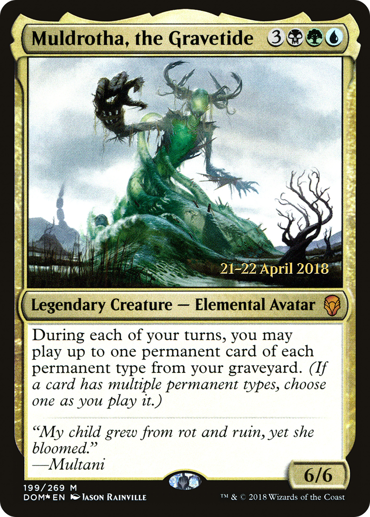 Muldrotha, the Gravetide [Dominaria Prerelease Promos]-1