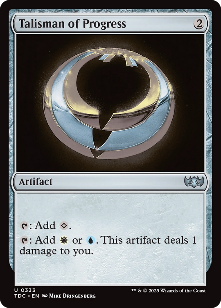 Talisman of Progress [Tarkir: Dragonstorm Commander]-1
