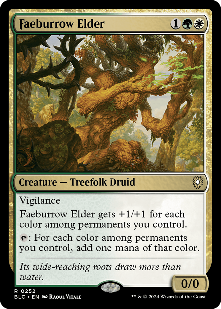 Faeburrow Elder [Bloomburrow Commander]-1